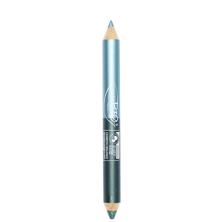 DUO Pencil Eyeliner/Eyeshadow 02 Teal/Emerald green Purobio Skogsro Spa