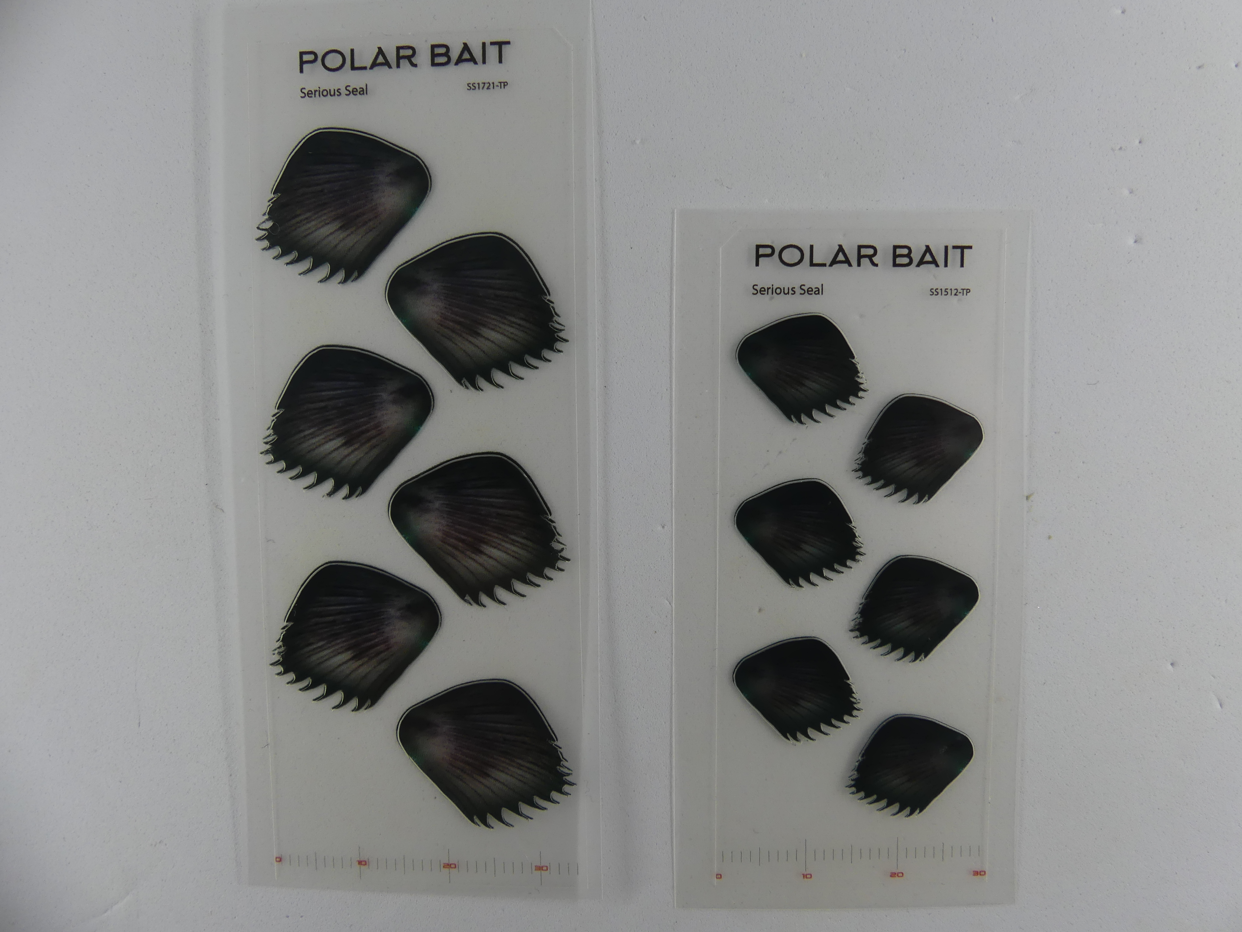 Transparent Sticker Fins - Black