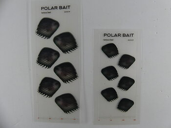 Transparent Sticker Fins - Black