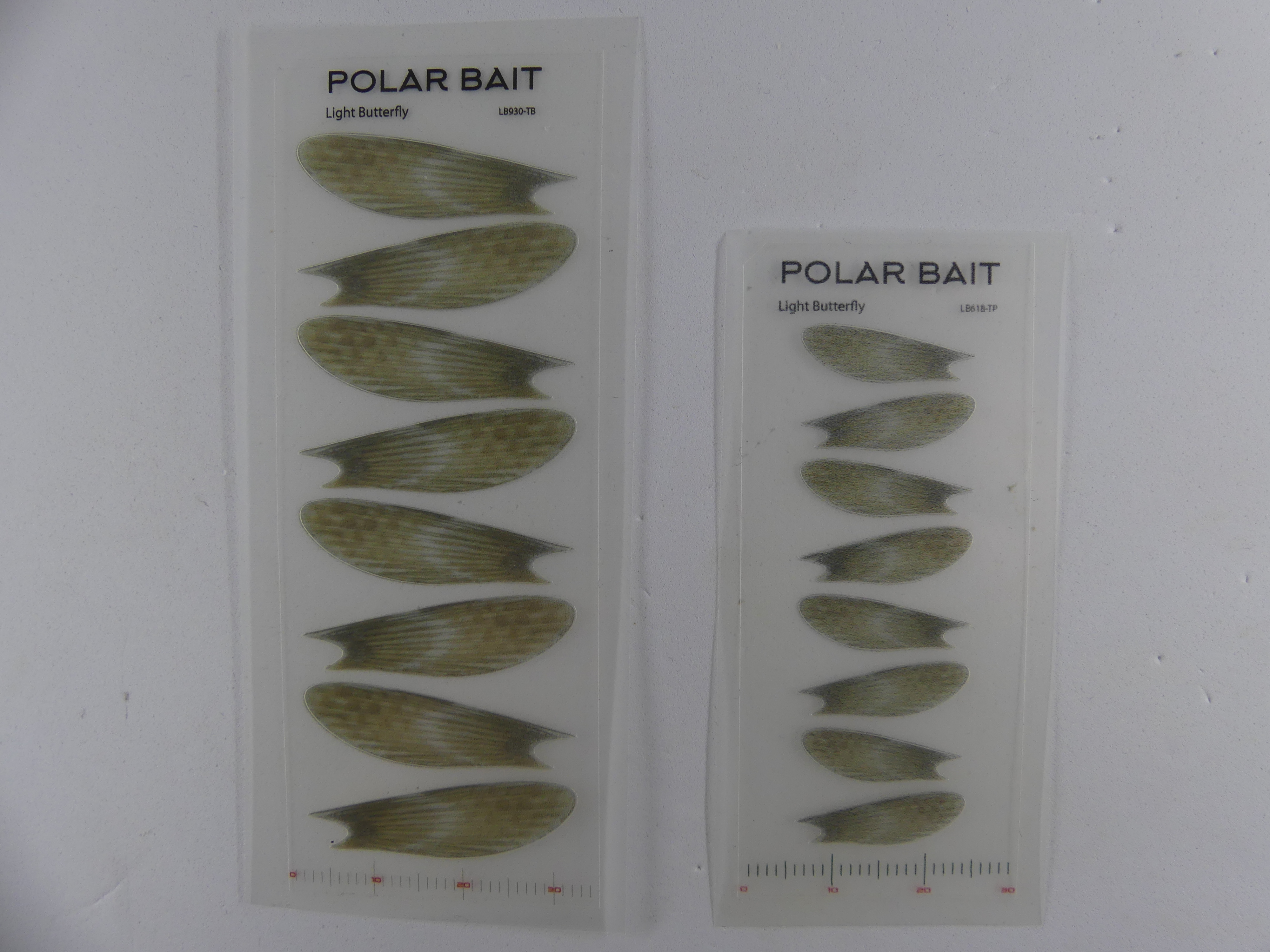 Transparent Sticker Fins - Natural brown
