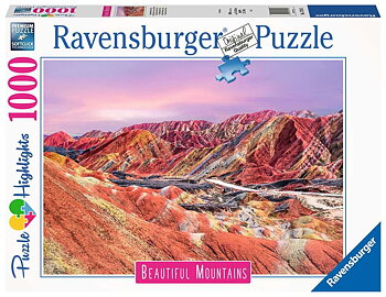 Rainbow Mountains China 1000 Bitar Ravensburger