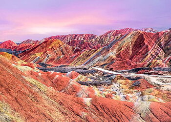 Rainbow Mountains China 1000 Bitar Ravensburger