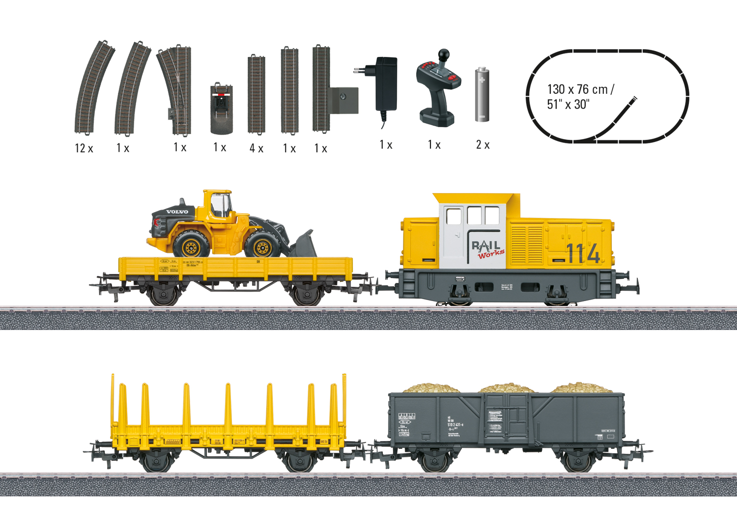 Märklin Start up - "Construction Site" Starter Set.