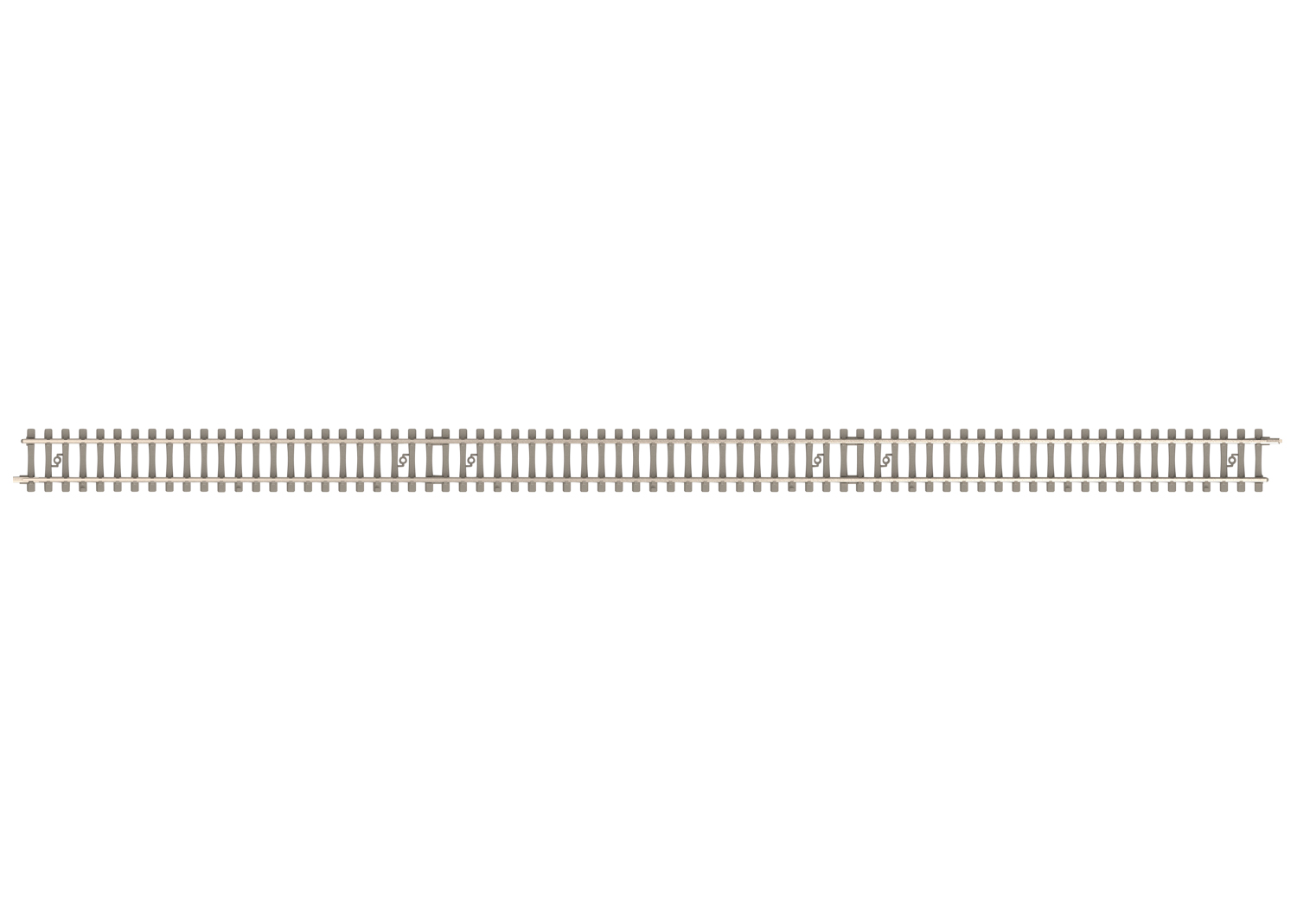 Flex Track with Concrete Ties
