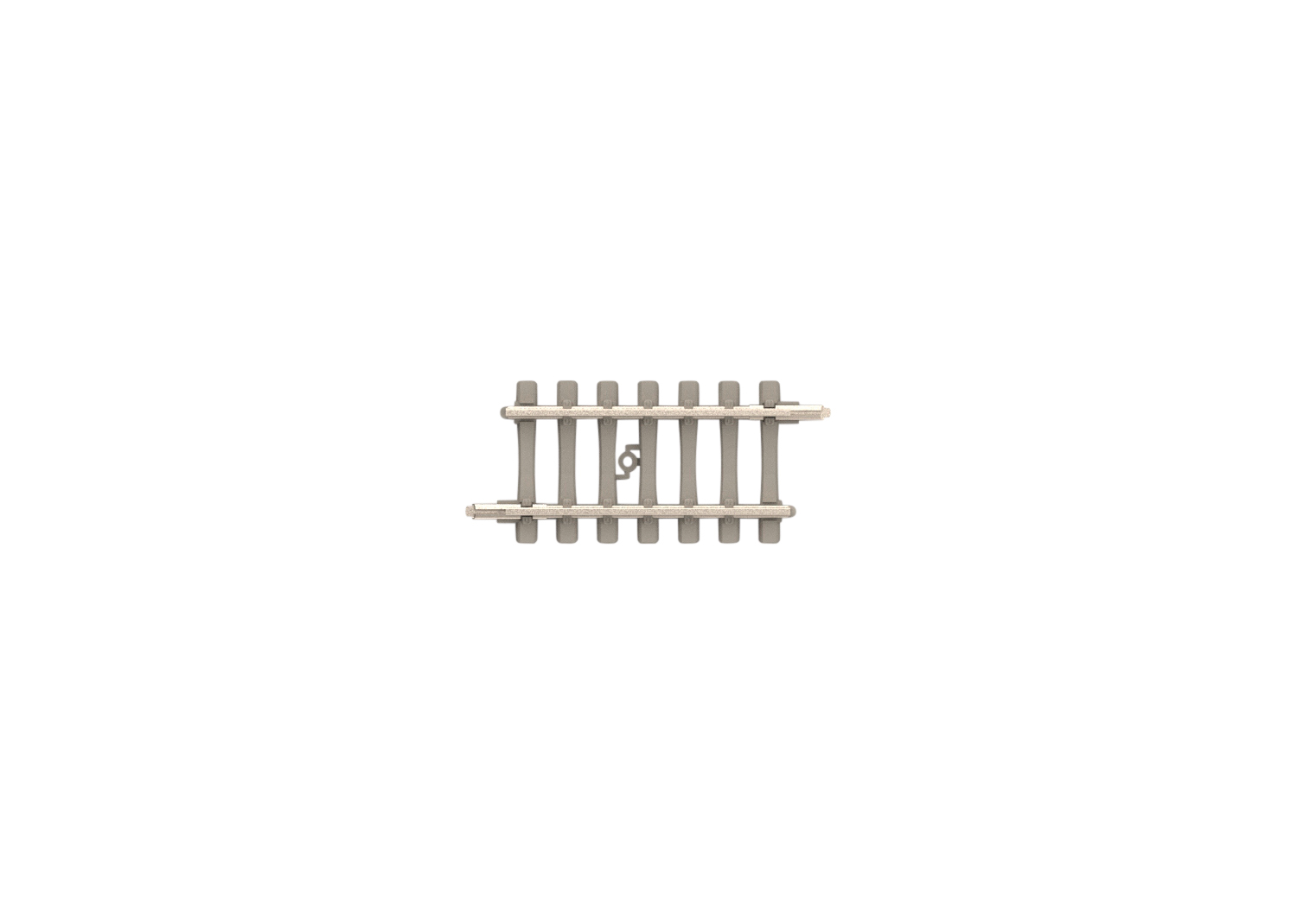 Straight Track with Concrete Ties