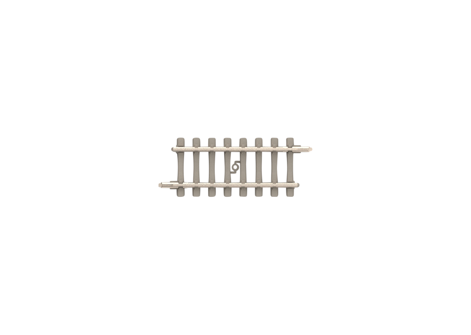 Rak räls 33.6mm, betongslipers