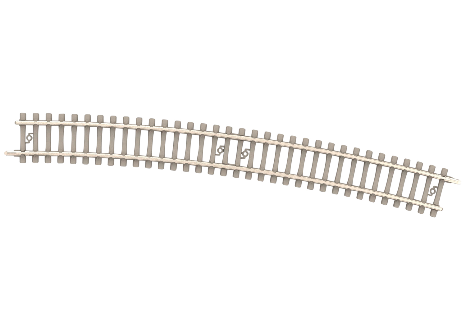 Böjd skena R6 (526.2 mm) 15°,
