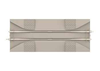 Rerailer for Track with Concrete Ties