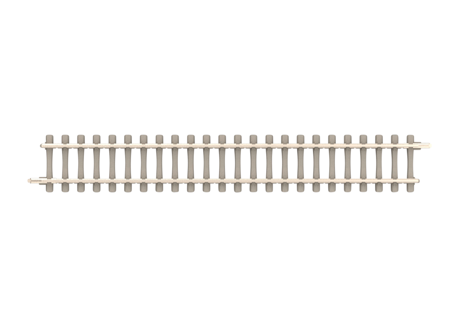 Adapter Track with Concrete Ties