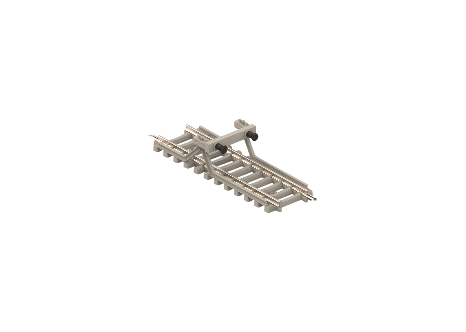 Track Bumper with Concrete Ties - 2