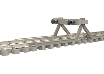 Track Bumper with Concrete Ties