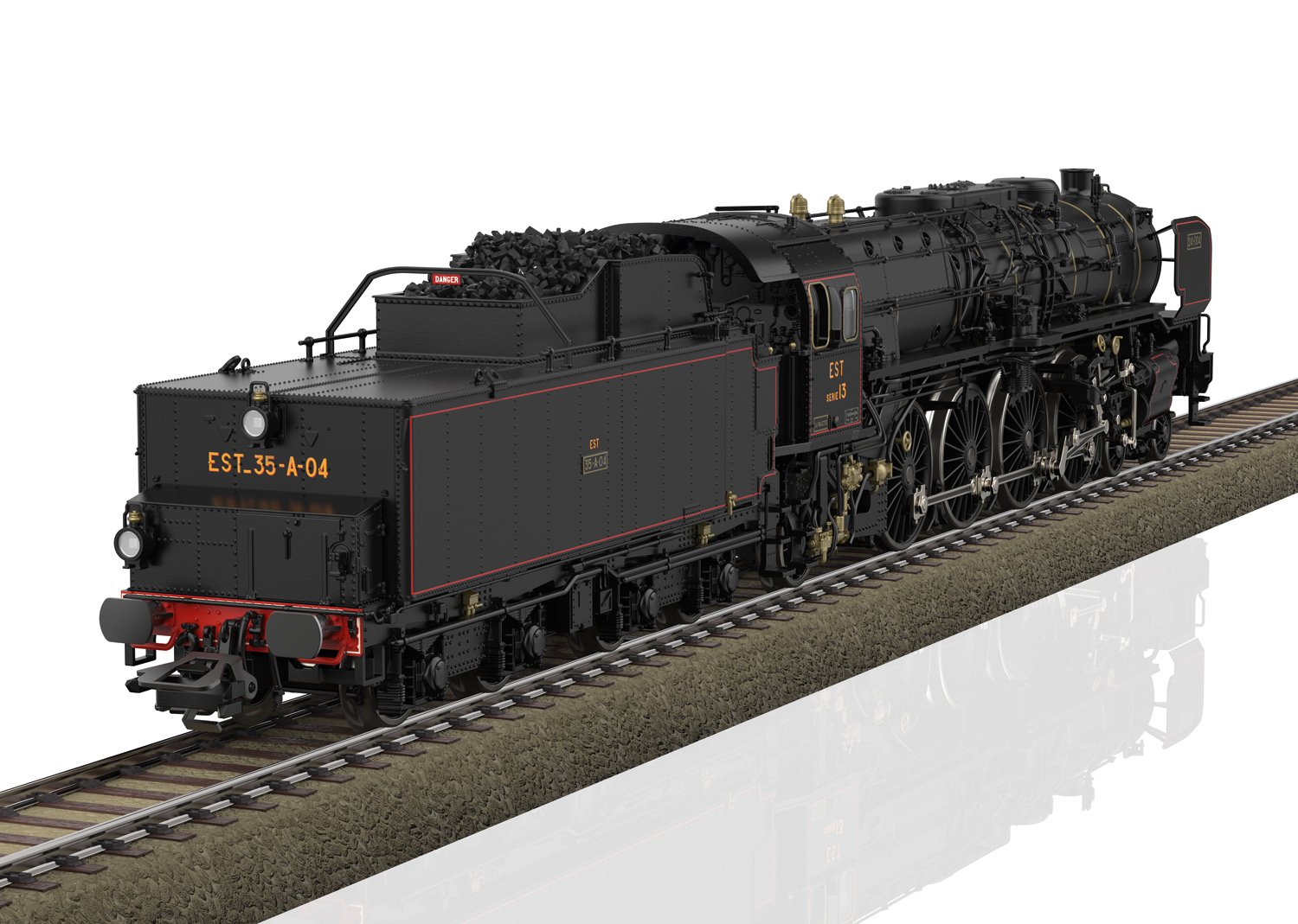 EST Class 13 Express Train Steam Locomotive - 2