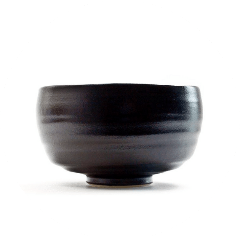 Matcha Bowl svart, handgjord - 2