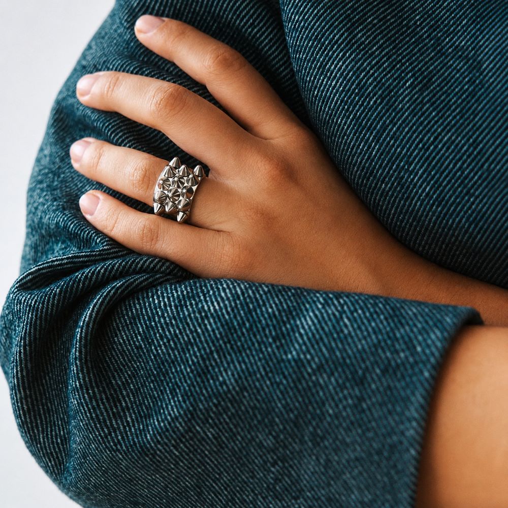 Edblad Peak ring silver - 3