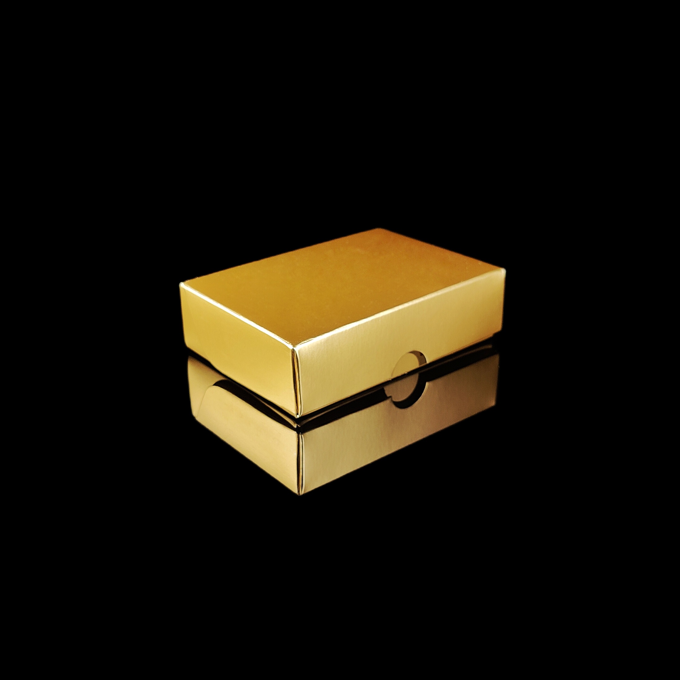 6-bitars pralinask budget, guld