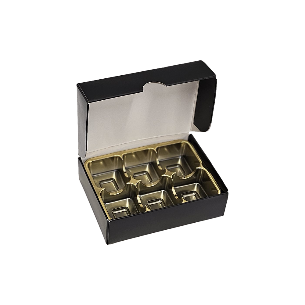 6-piece Budget Praline Box, Black - 3