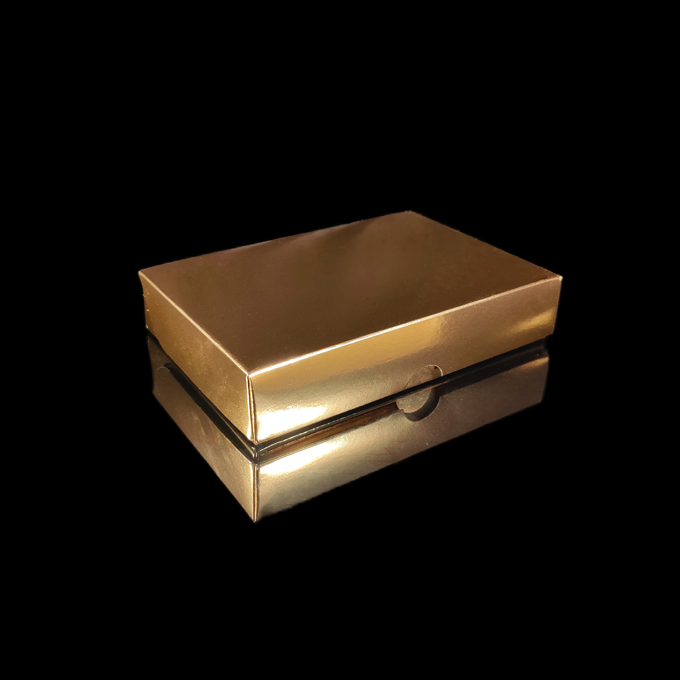 12-bitars pralinask budget, guld