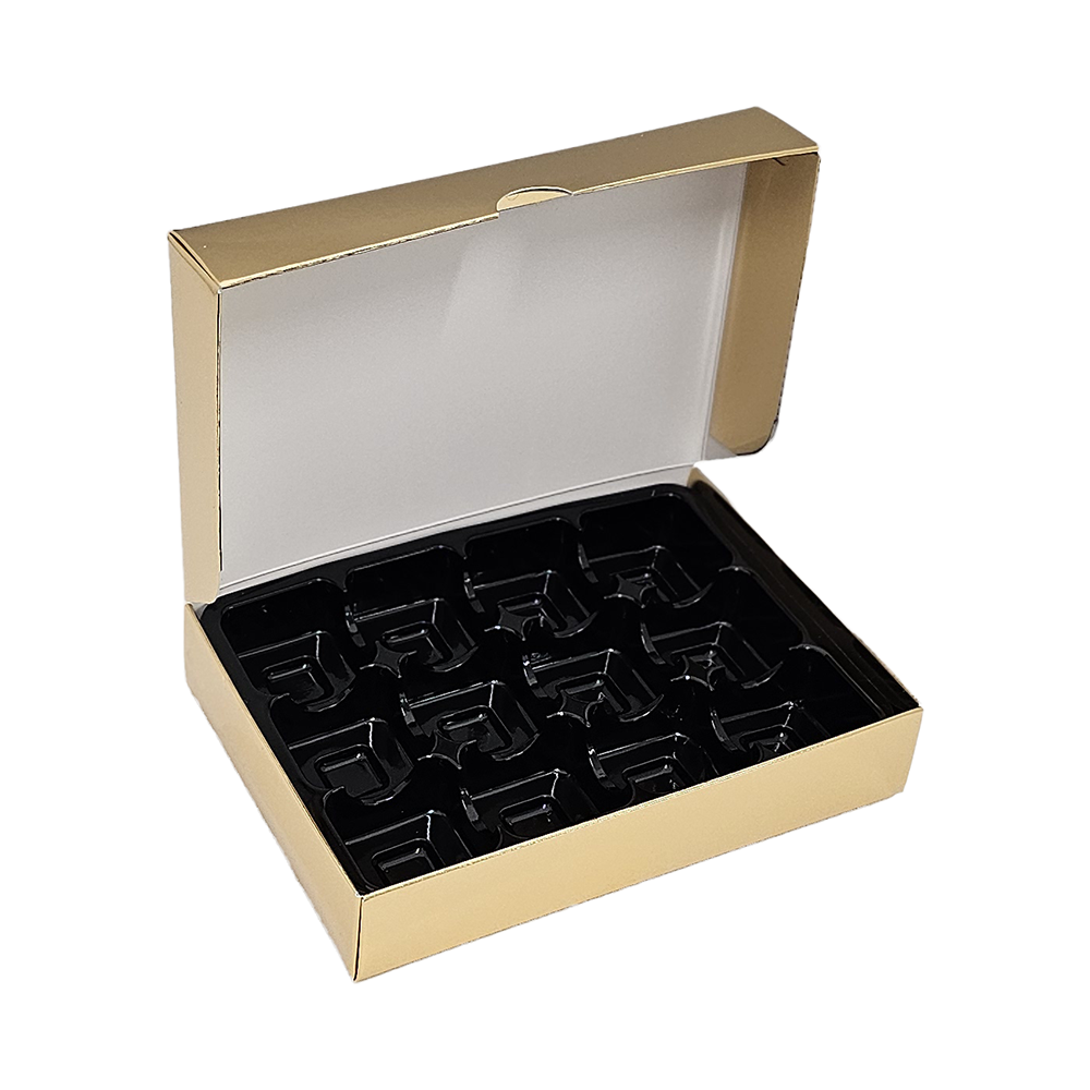 12-bitars pralinask budget, guld - 3