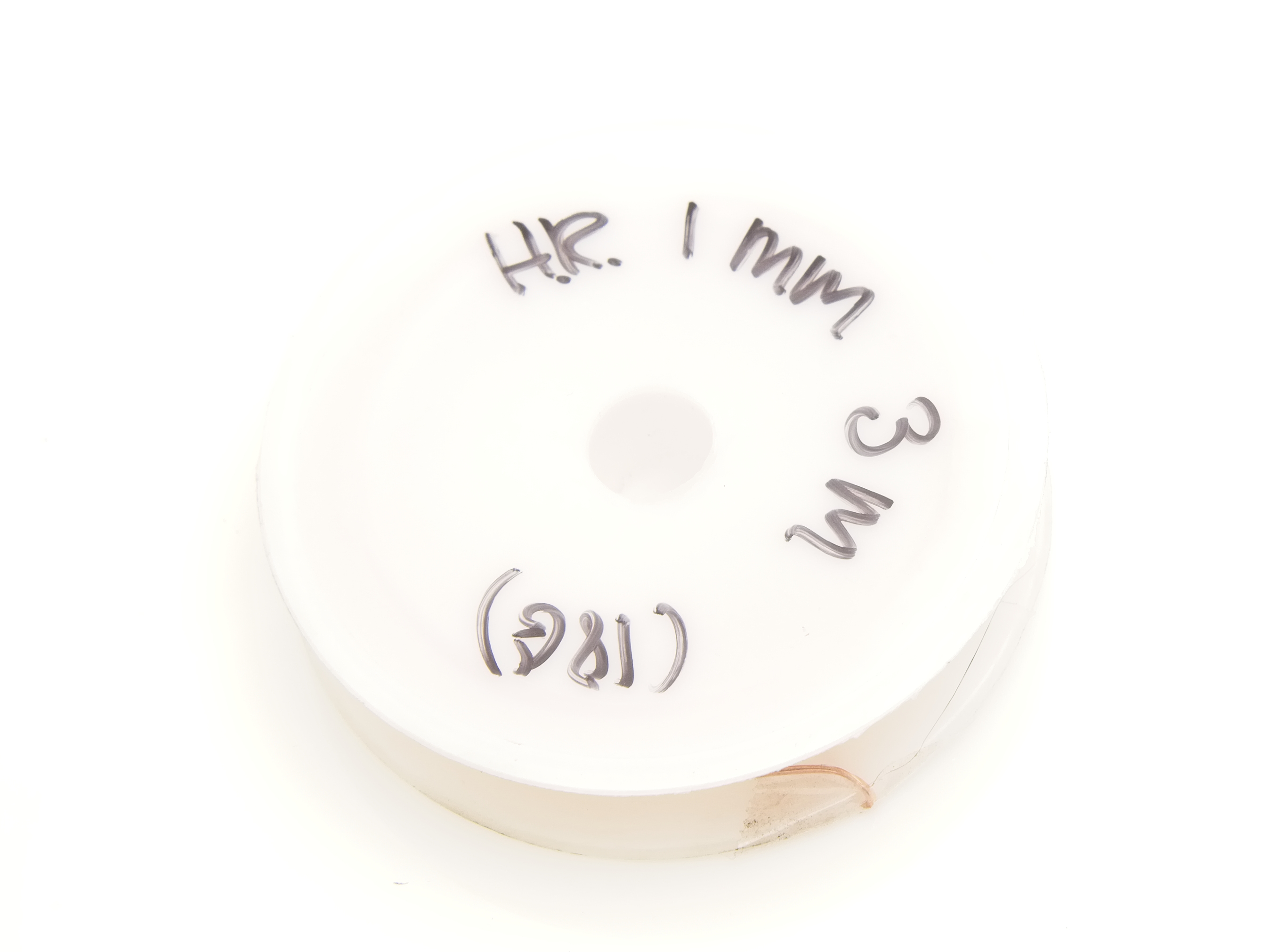 Halvrund ren kopparwire - 1 mm