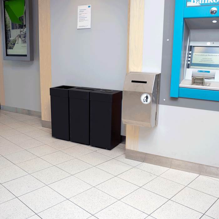 Soptunna IVAR 60L rekta svart - 4