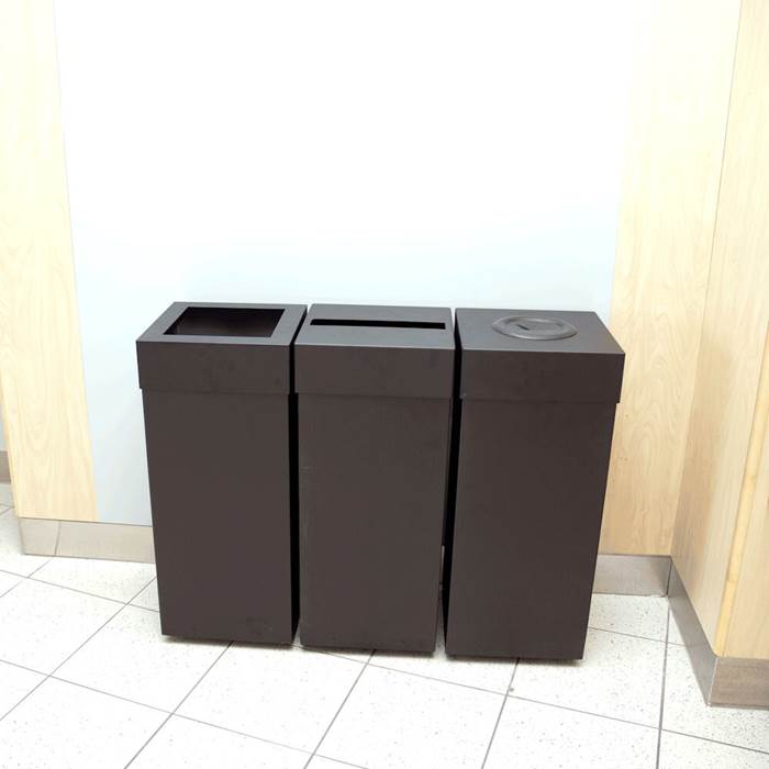 Soptunna IVAR 60L rekta svart - 3