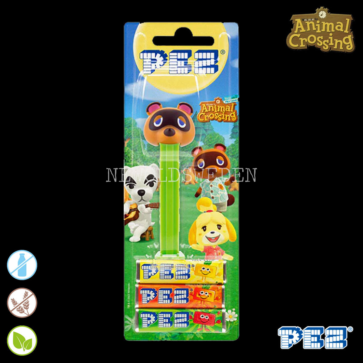 PEZ Dispenser TOM NOOK + Godis - Animal Crossing Samlarfigur - PE07 - 2