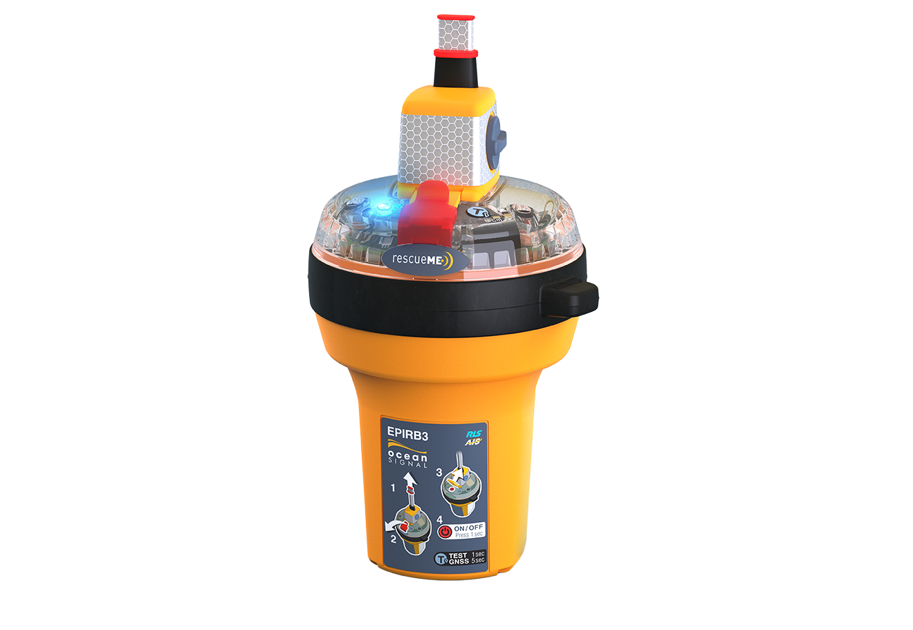 Ocean Signal RescueME EPIRB3  Nödsändare via satellit, GPS, AIS, RLS, NFC och pejlsignal - 2