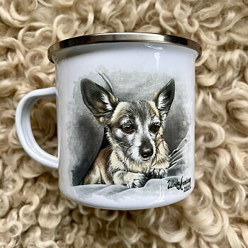Emaljmugg Chihuahua 