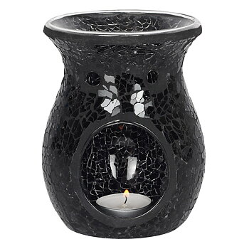 Svart spegeleffekt/Mosaik  Aromalampa