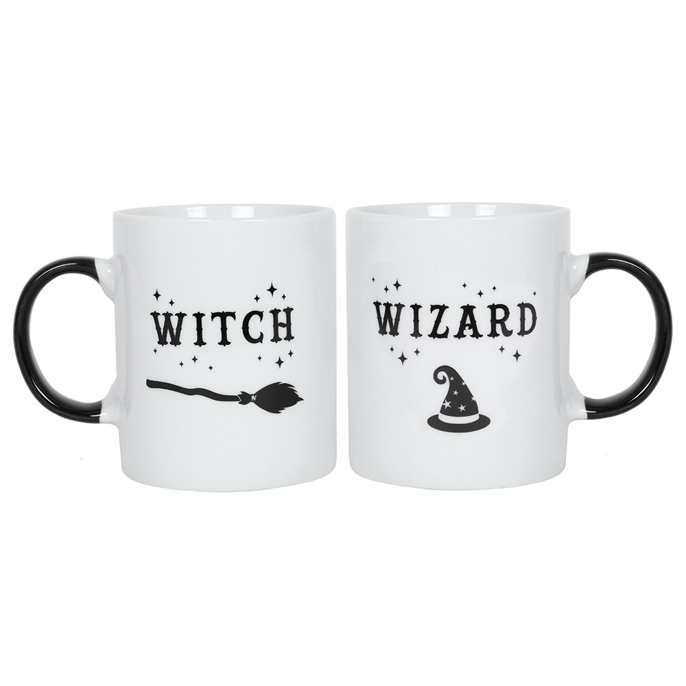 Wizard och Witch Mugg Set