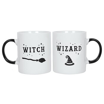 Wizard och Witch Mugg Set