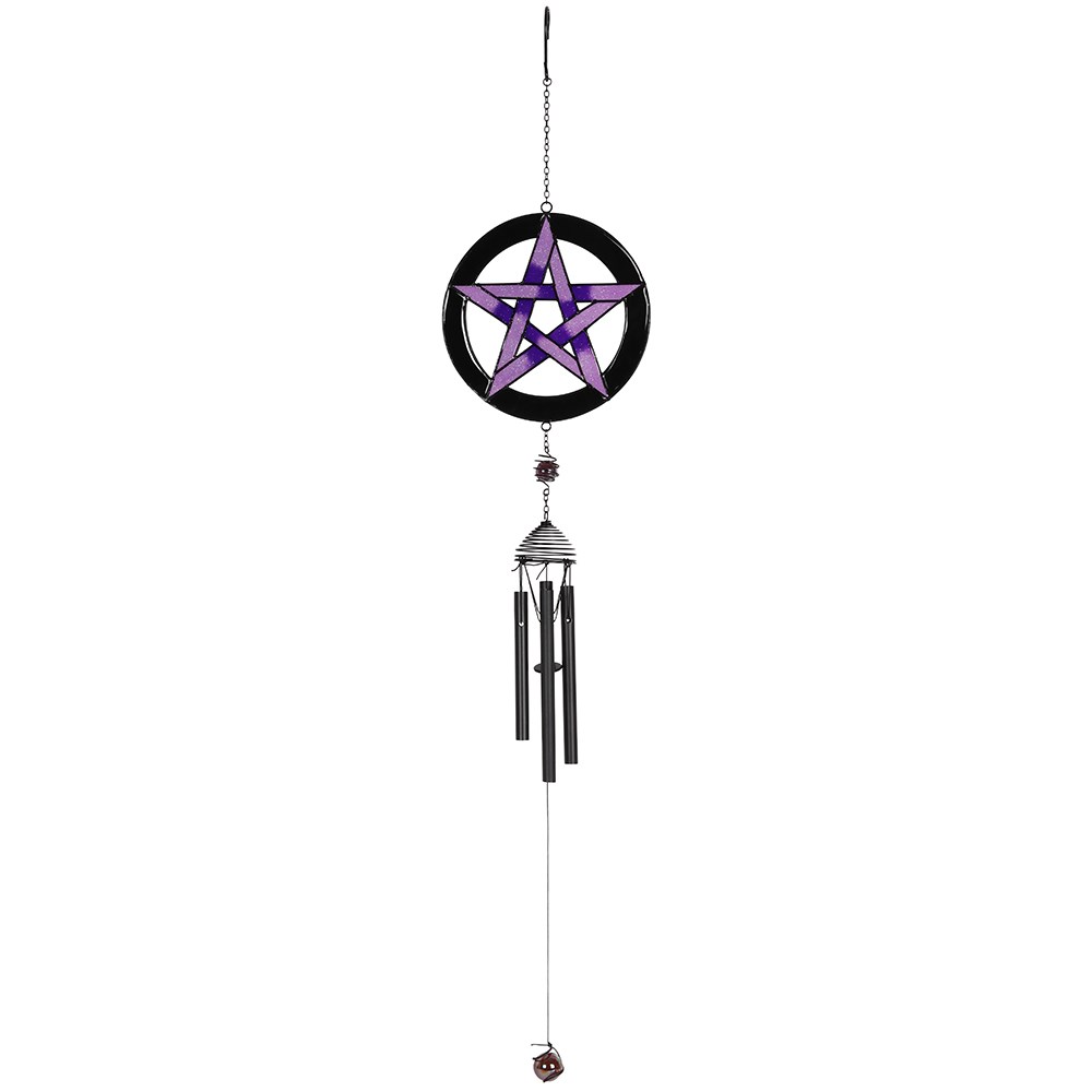Lila Pentagram Vindspel