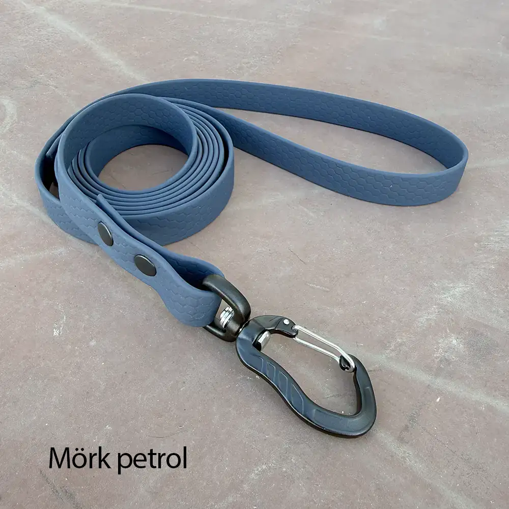 Mörk petrol hundkoppel