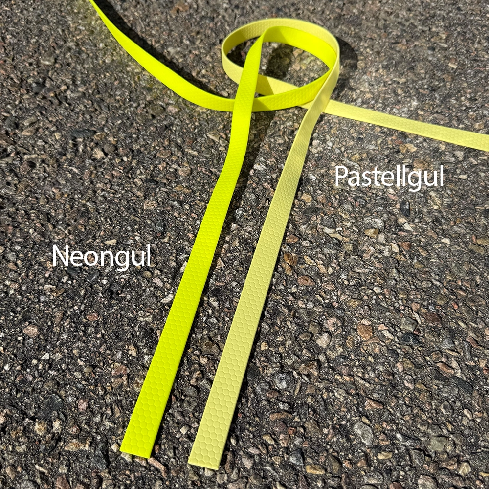 Neongul och pastellgul hundkoppel