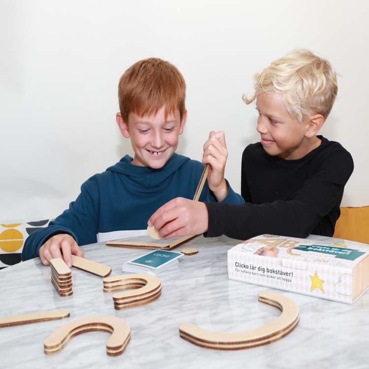 Clicko Bokstavsspel Liten Byggbox - 4