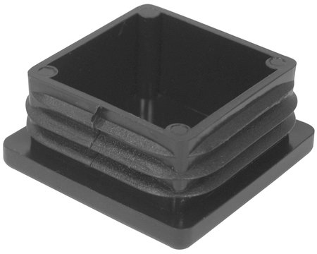Rörplugg 40x40 mm svart