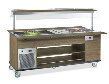 Buffet trolley Mix Cold / Hot - HEKO
