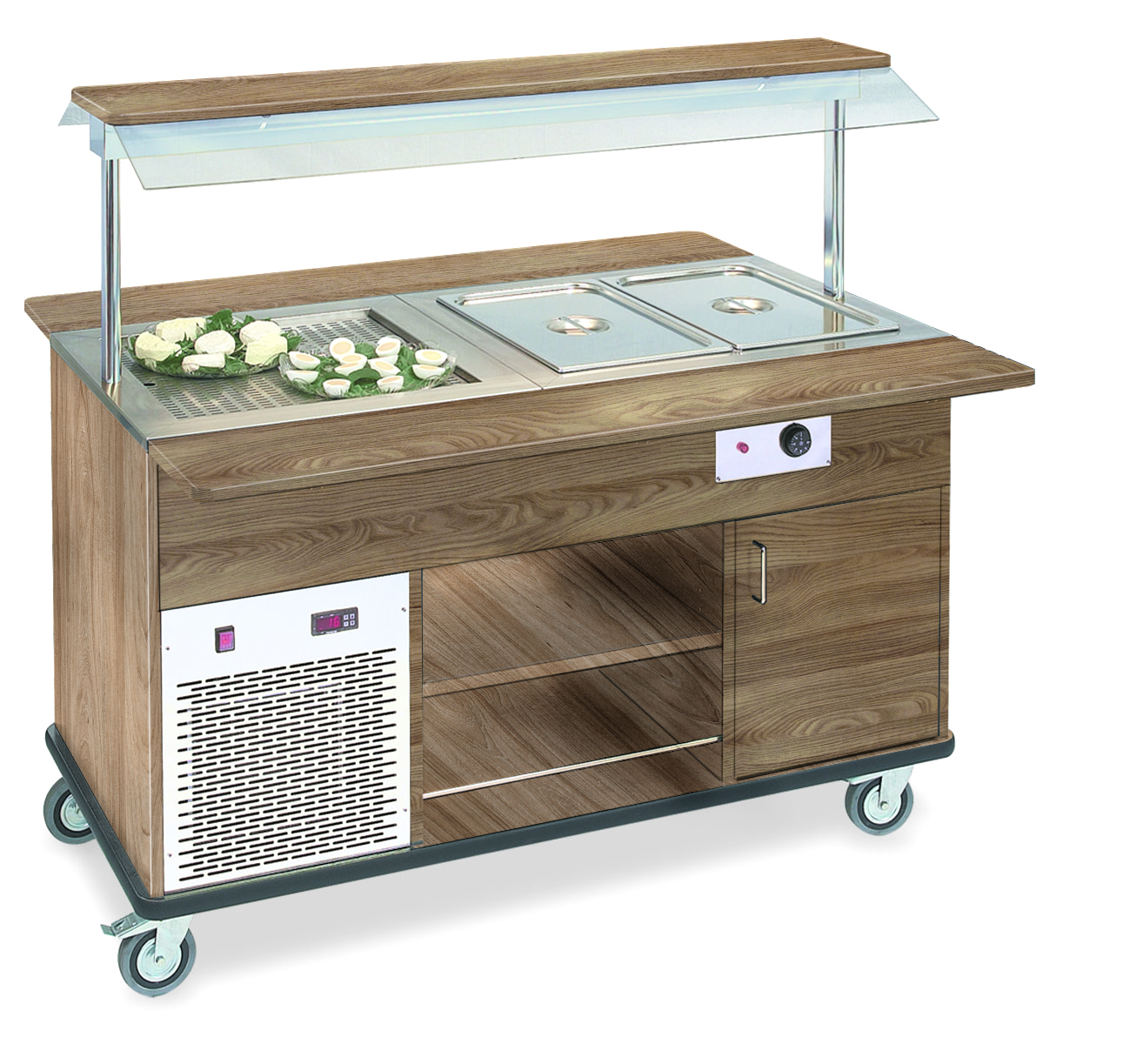 Buffet trolley Mix Cold / Hot - HEKO