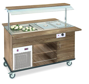 Buffet trolley Mix Cold / Hot - HEKO