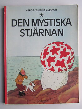 Tintin 01 Den mystiska stjärnan 1:a uppl. 1972 Vg