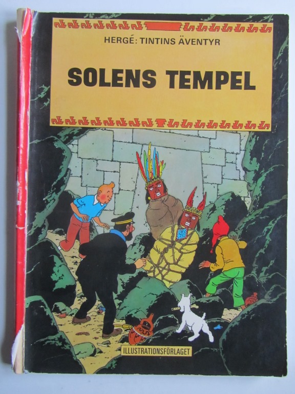 Tintin 04 Solens tempel 4:e uppl. Good