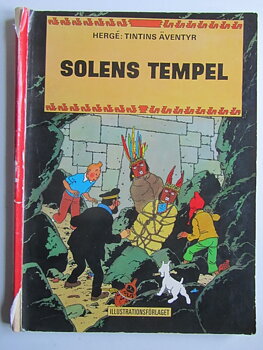 Tintin 04 Solens tempel 4:e uppl. Good