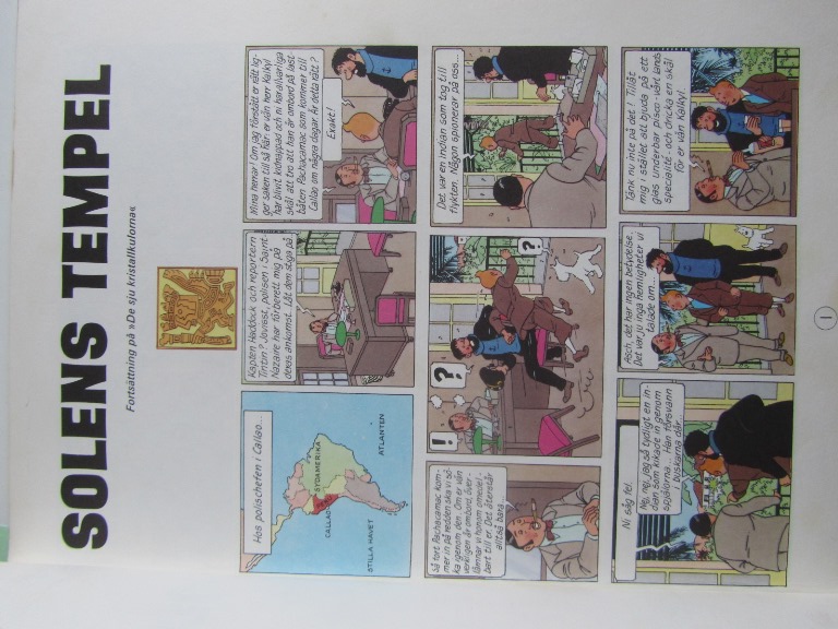 Tintin 04 Solens tempel 4:e uppl. Good - 3