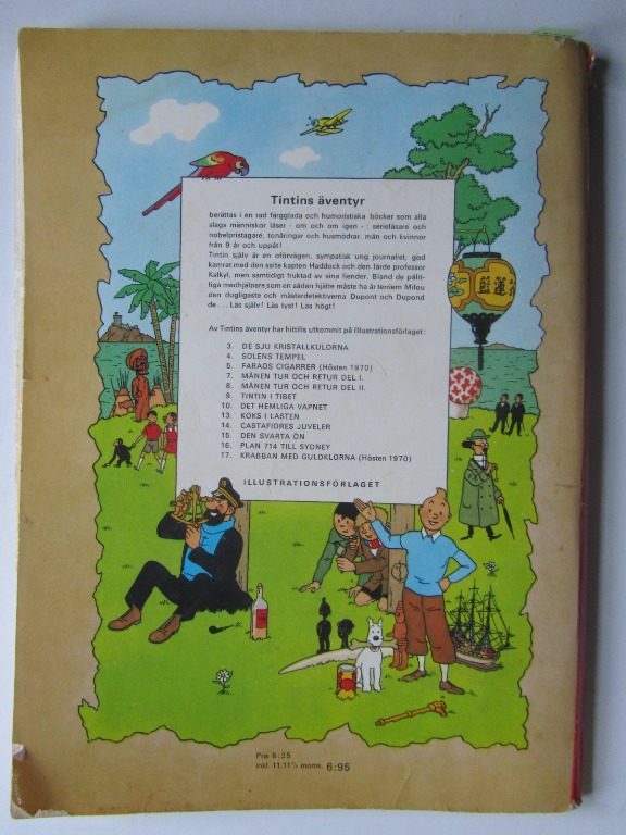 Tintin 04 Solens tempel 4:e uppl. Good - 2