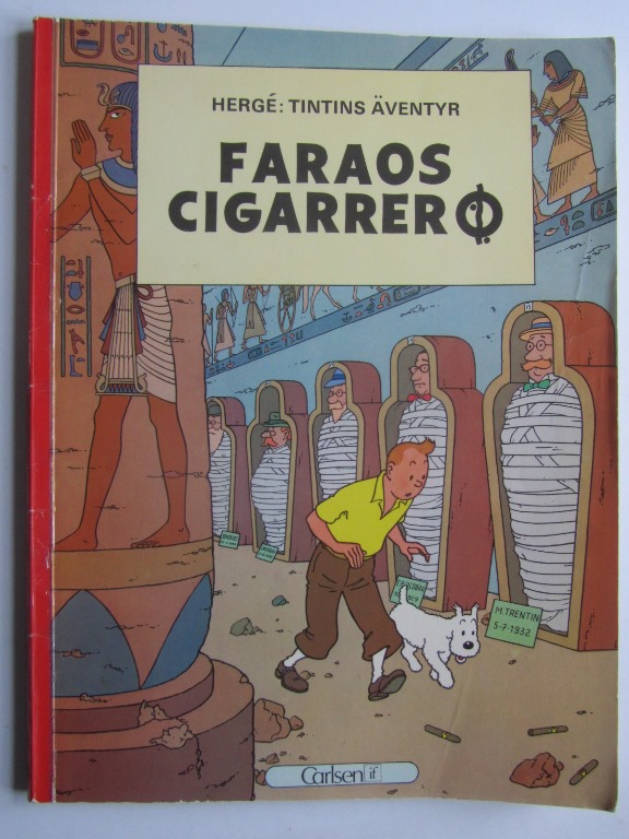 Tintin 05 Faraos cigarrer 4:e uppl.