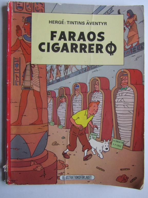 Tintin 05 Faraos cigarrer 2:a uppl. Fair