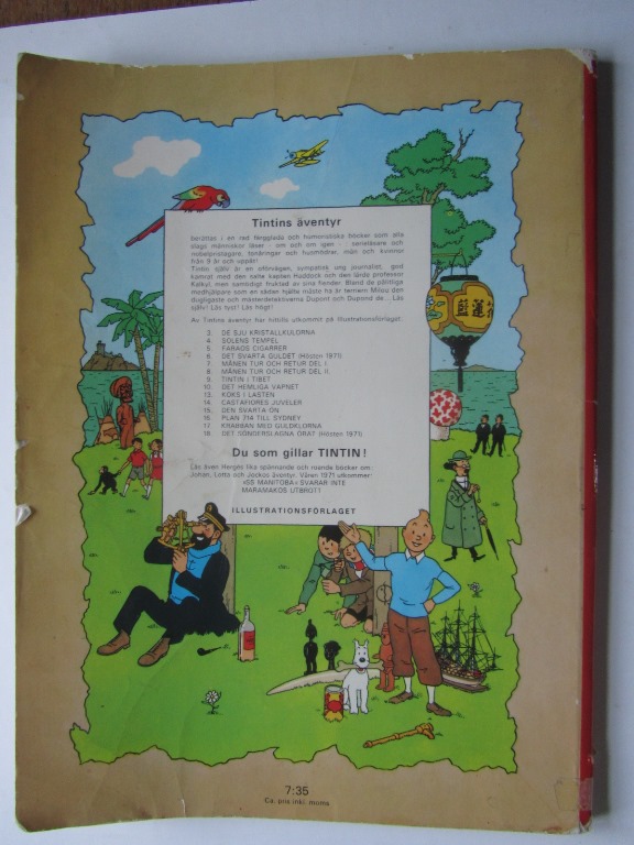 Tintin 05 Faraos cigarrer 2:a uppl. Fair - 2