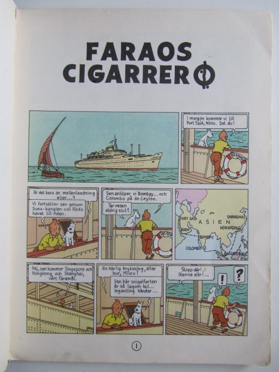 Tintin 05 Faraos cigarrer 2:a uppl. Fair - 3