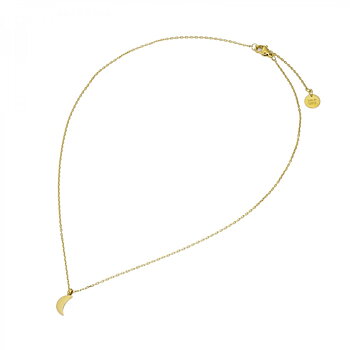 Moon Necklace Gold