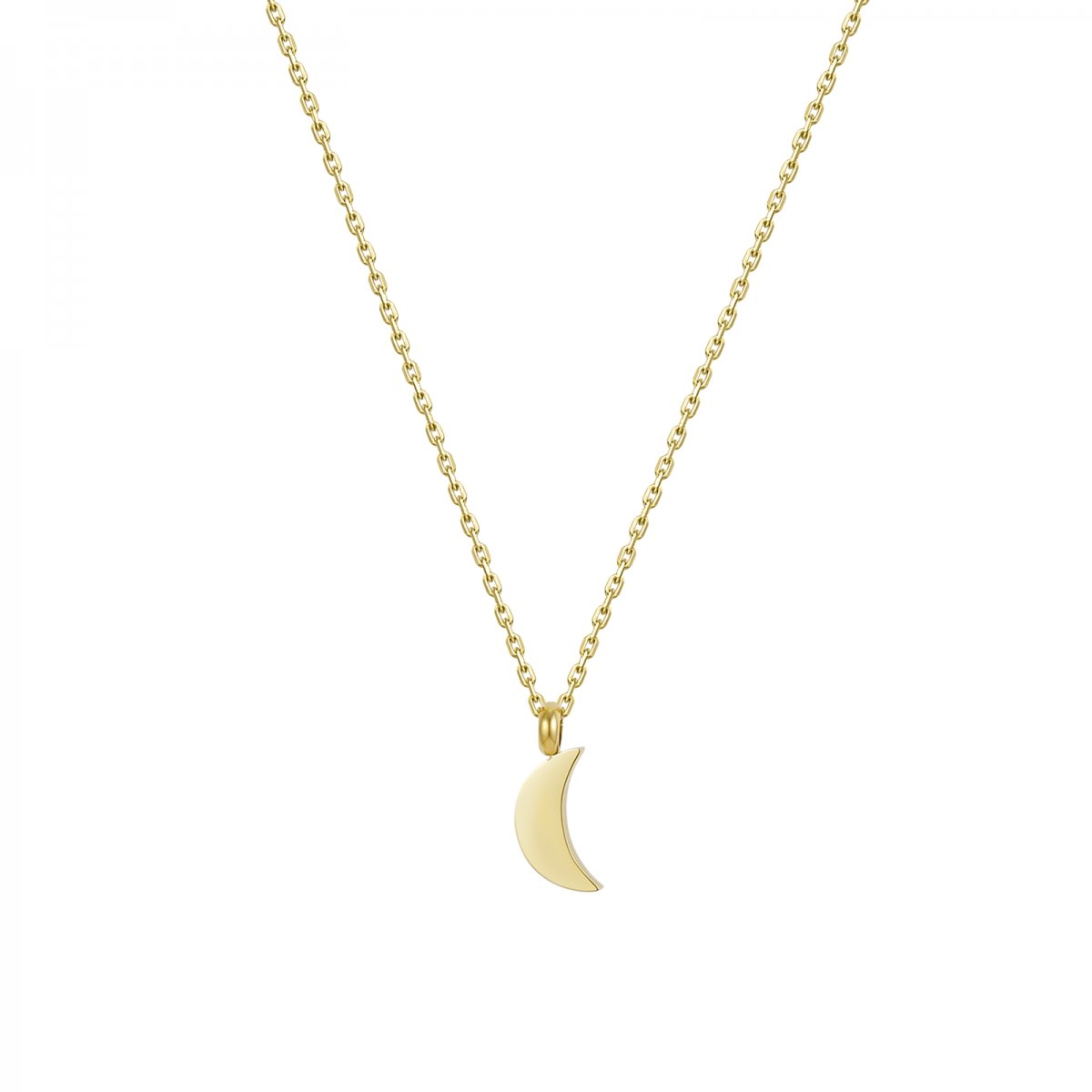 Moon Necklace Gold